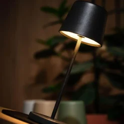 Sompex Akku-Tischleuchte Monaco Schwarz- Tisch- & Bodenleuchten