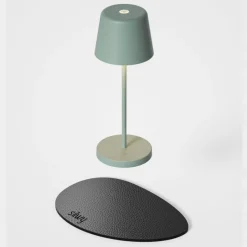 Sompex Akku-Tischleuchte Monaco Olivgrün- Tisch- & Bodenleuchten