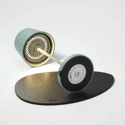 Sompex Akku-Tischleuchte Monaco Olivgrün- Tisch- & Bodenleuchten