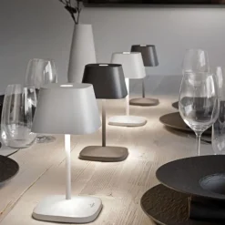 Sompex Akku-Tischleuchte Neapel 2.0 Weiß- Tisch- & Bodenleuchten