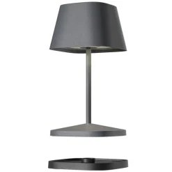 Sompex Akku-Tischleuchte Neapel RC Anthrazit- Tisch- & Bodenleuchten