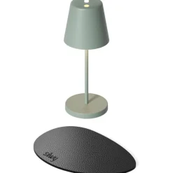 Sompex Akku-Tischleuchte Portofino Olivgrün- Tisch- & Bodenleuchten