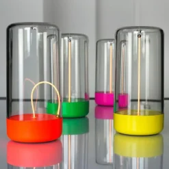 Sompex Akku-Tischleuchte Pulse Neon Pink- Tisch- & Bodenleuchten