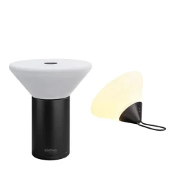 Sompex Mikono Akku-Tisch- und Pendelleuchte Schwarz- Tisch- & Bodenleuchten