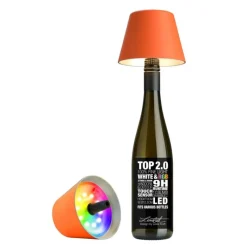 Sompex RGBW-Akku-Flaschenleuchte Top 2.0 Orange- Tisch- & Bodenleuchten