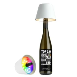 Sompex RGBW-Akku-Flaschenleuchte Top 2.0 Weiß- Tisch- & Bodenleuchten