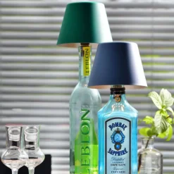 Sompex RGBW-Akku-Flaschenleuchte Top 2.0 Blau- Tisch- & Bodenleuchten