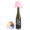Sompex RGBW-Akku-Flaschenleuchte Top 2.0 Rosa- Tisch- & Bodenleuchten