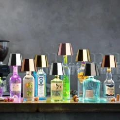 Sompex RGBW-Akku-Flaschenleuchte Top 2.0 Spacegrau- Tisch- & Bodenleuchten