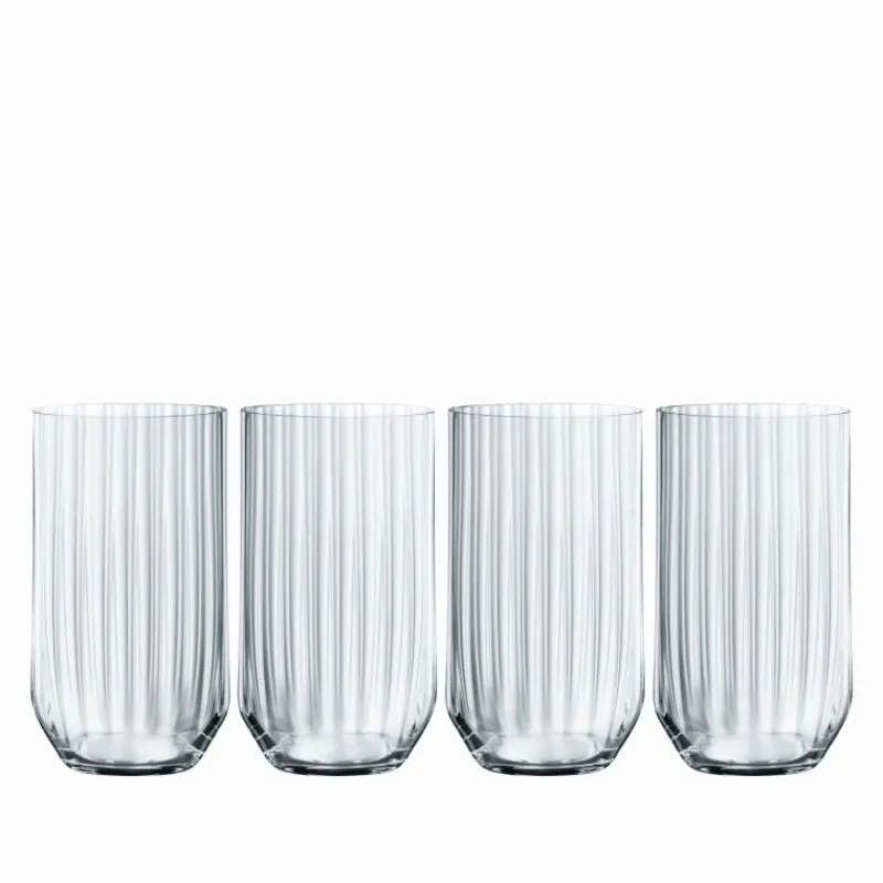 Spiegelau Linear Longdrinkglas 4er Set- Spirituosengläser