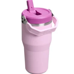 Stanley The IceFlow Flip Straw Tumbler Cherry Blossom 600 ml- Unterwegs