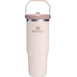 Stanley The IceFlow Flip Straw Tumbler 2.0 Rose Quartz 890 ml- Unterwegs