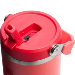 Stanley The IceFlow Flip Straw Tumbler 2.0 Hot Coral 890 ml- Unterwegs