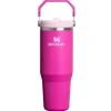 Stanley The IceFlow Flip Straw Tumbler 2.0 Violet Blossom 890 ml- Unterwegs