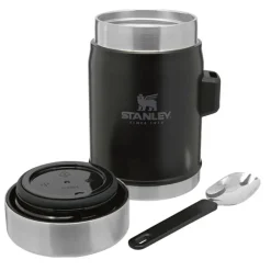 Stanley The Legendary Food Jar + Spork Matte Black- Unterwegs