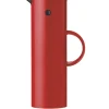 Stelton Isolierkanne EM77 Rot 1000 ml- Kaffee & Tee