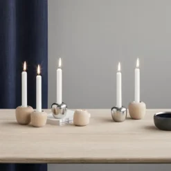 Stelton Ora Kerzenständer Groß Edelstahl- Kerzenhalter