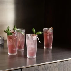 Stelton Pilastro Longdrinkglas 300 ml 4er Set- Spirituosengläser