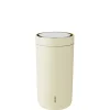 Stelton To Go Click Thermobecher Mellow Yellow 200 ml- Unterwegs