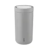 Stelton To Go Click Thermobecher Soft Light Grey 200 ml- Kaffee & Tee