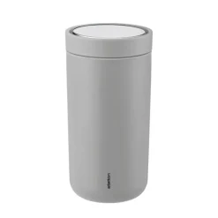 Stelton To Go Click Thermobecher Soft Light Grey 200 ml- Kaffee & Tee