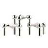 STOFF Nagel Kerzenhalter Chrom 3er Set- Kerzenhalter