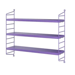 String Furniture String Pocket Wandregal Violett/Violett- Wandregale