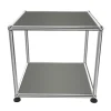 USM Haller Beistelltisch 41,8 x 41,8 x 39 cm Mittelgrau- Beistelltische