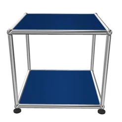 USM Haller Beistelltisch 41,8 x 41,8 x 39 cm Enzianblau- Beistelltische