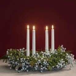 Uyuni LED-Stabkerzen Weiß Geschenkset 4-teilig- Kerzen