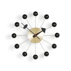 Vitra Ball Clock Black Brass- Uhren & Wetterstationen