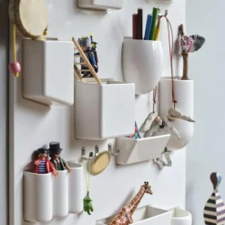 Vitra Becker Uten.Silo RE II Weiß- Wandregale