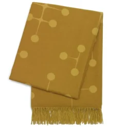 Vitra Eames Wool Blanket Dot Pattern Senf- Kissen & Decken