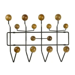 Vitra Hang It All Walnut Wire Chocolate- Garderoben