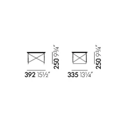 Vitra Occasional Table LTR Schwarz Chrom- Beistelltische