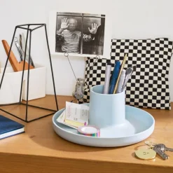 Vitra Office Accessoire O-Tidy Sky-Grey- Wohnaccessoires