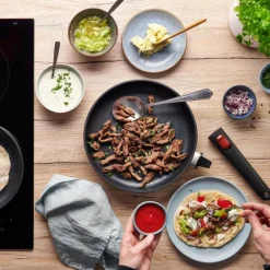 Woll Eco Lite QXR Guss-Flachpfanne mit abnehmbarem Stiel 28 cm- Kochgeschirr