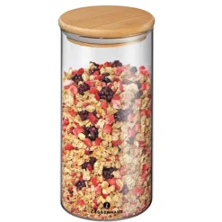 Zassenhaus Vorratsglas mit Holzdeckel 1300 ml- Aufbewahrung (3)