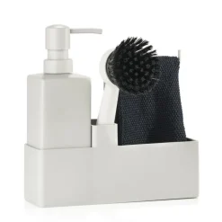 Zone Denmark Geschirrspülset mit Putzlappen Warm Grey- Küchenhelfer