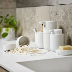 Zone Denmark Zahnbürstenbecher Ume White- Badausstattung